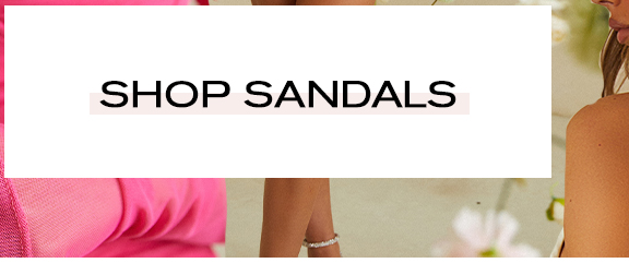 SHOP SANDALS " 